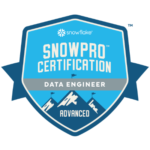 SnowPro Advanced: Data Engineer certification badge